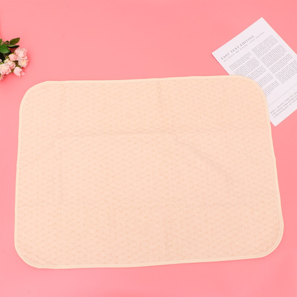 Wasbare Baby Huidvriendelijke Pad Dubbelzijdig Baby Pissen Mat Zachte Katoen Pissen Pad Voor Thuis Dagelijks Gebruik (Hart Patroon)
