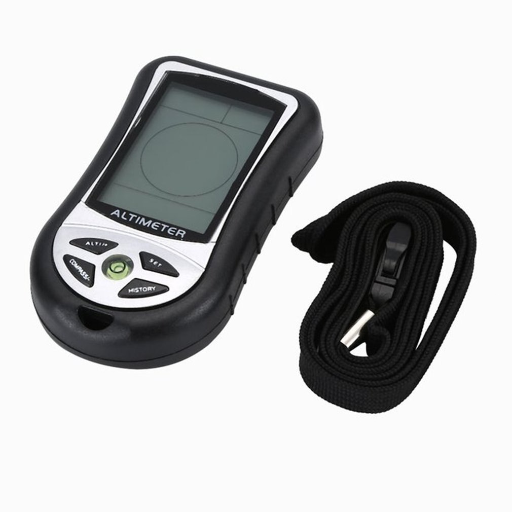 8 In 1 Digital LCD Compass Altimeter Barometer Thermo Temperature Clock Calendar for outdoor hiking fishing