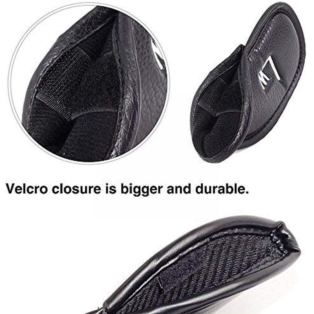 Deluxe Synthetic Leather Golf Iron Covers Club Cover Waterproof For All Irons Club 12 Pcs/set R1k1