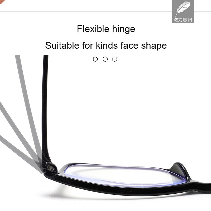 Magnetic Reading Glasses Blue Light Blocking Eyeglasses Portable Hanging Neck Reading Glasses Men Women Eyewear +1.0 +4.0 BSX201