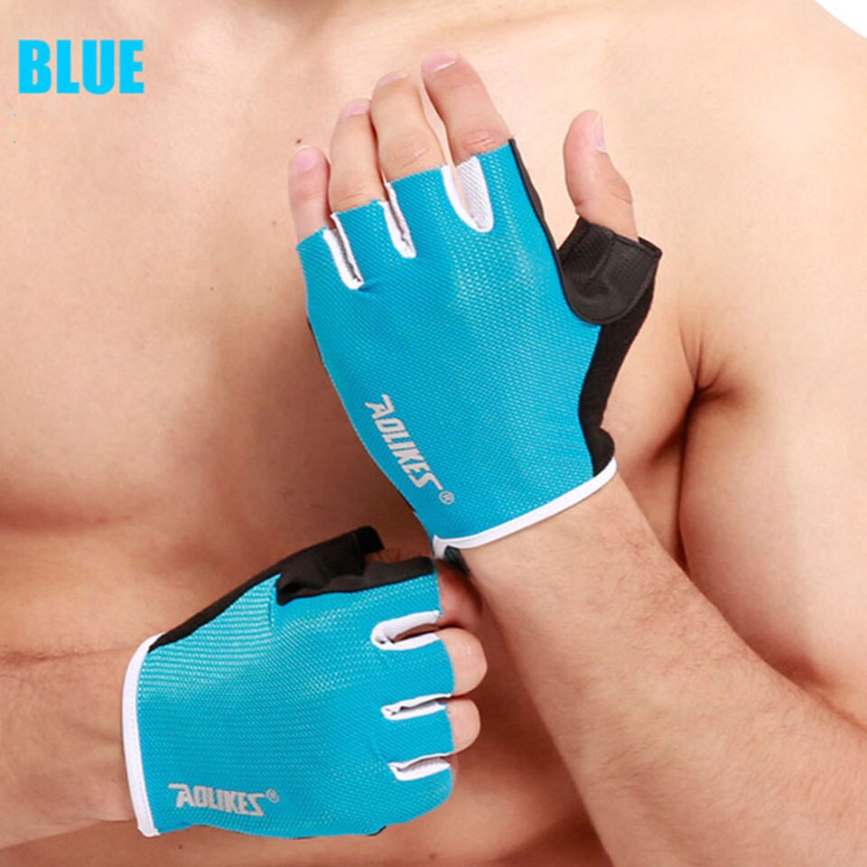 AOLIKES 1 Pair Body Building Wrist Fitness Gloves Equipment Weight lifting outdoor Men Women Exercise Wrist Support