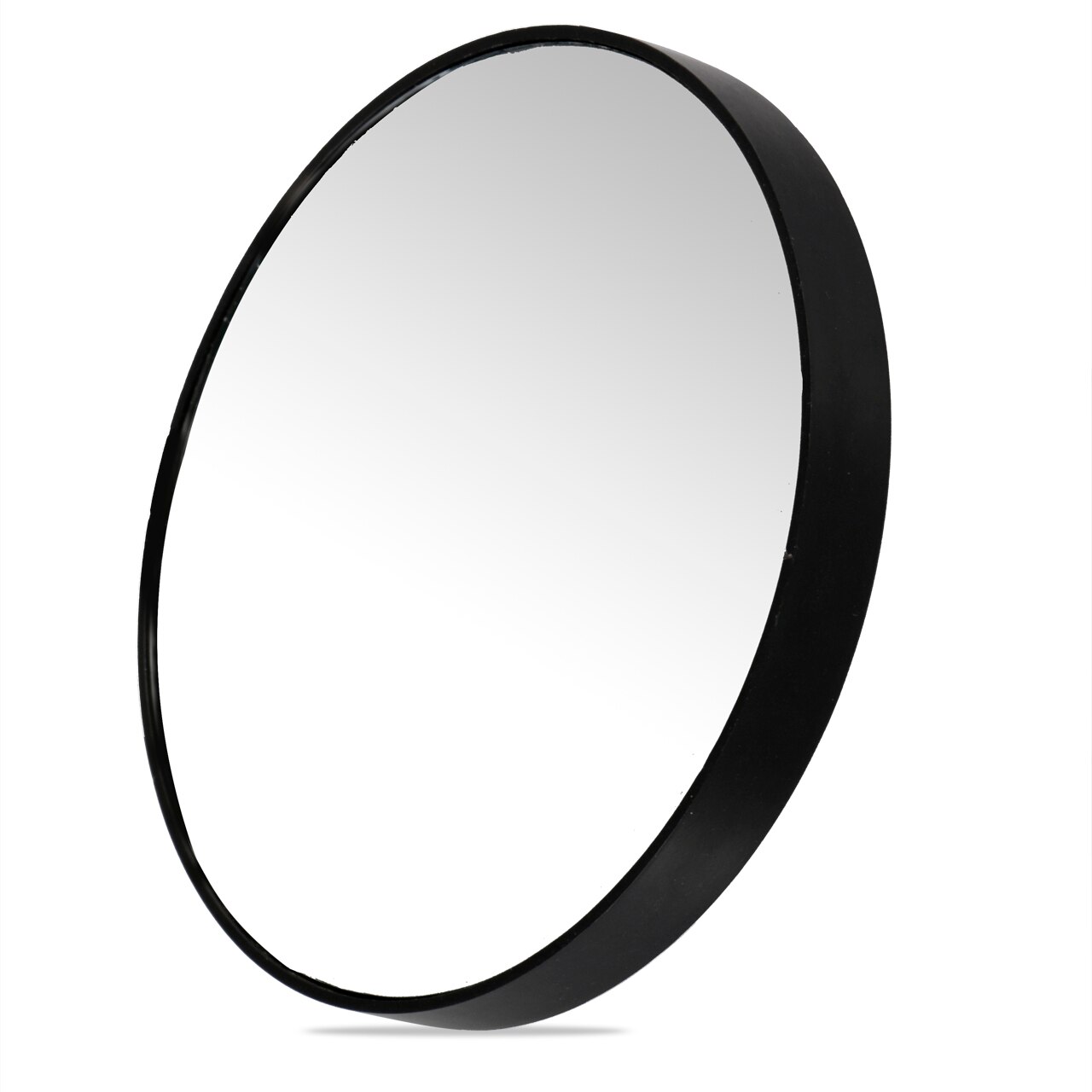 Women Girls Brief Makeup Pocket 10X Magnifying Glass Cosmetics Mirror Black: Default Title
