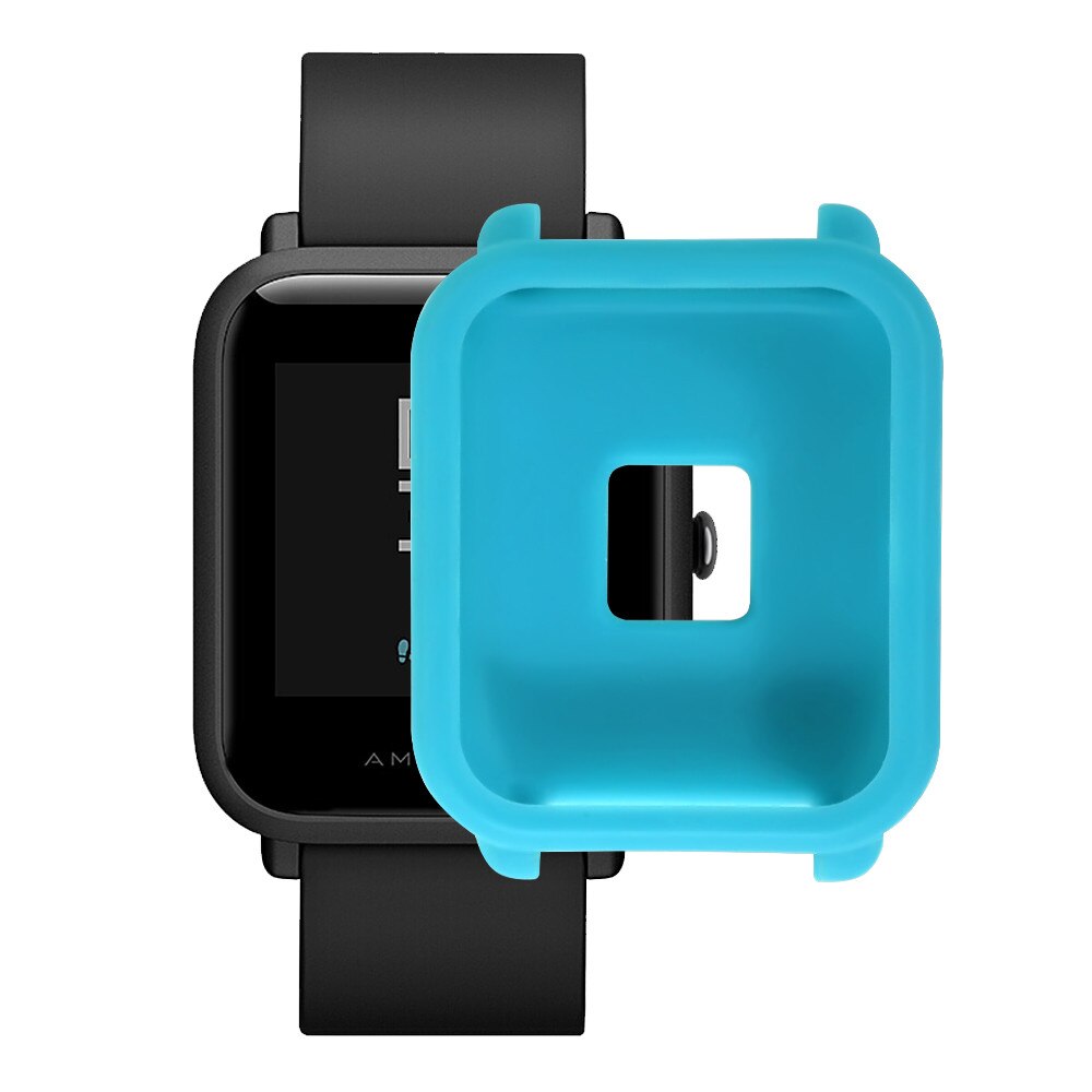 TPU blando de excelente de protección de silicona funda completa para Huami Amazfit Bip jóvenes reloj SmartWatch Prevención de arañazos golpes