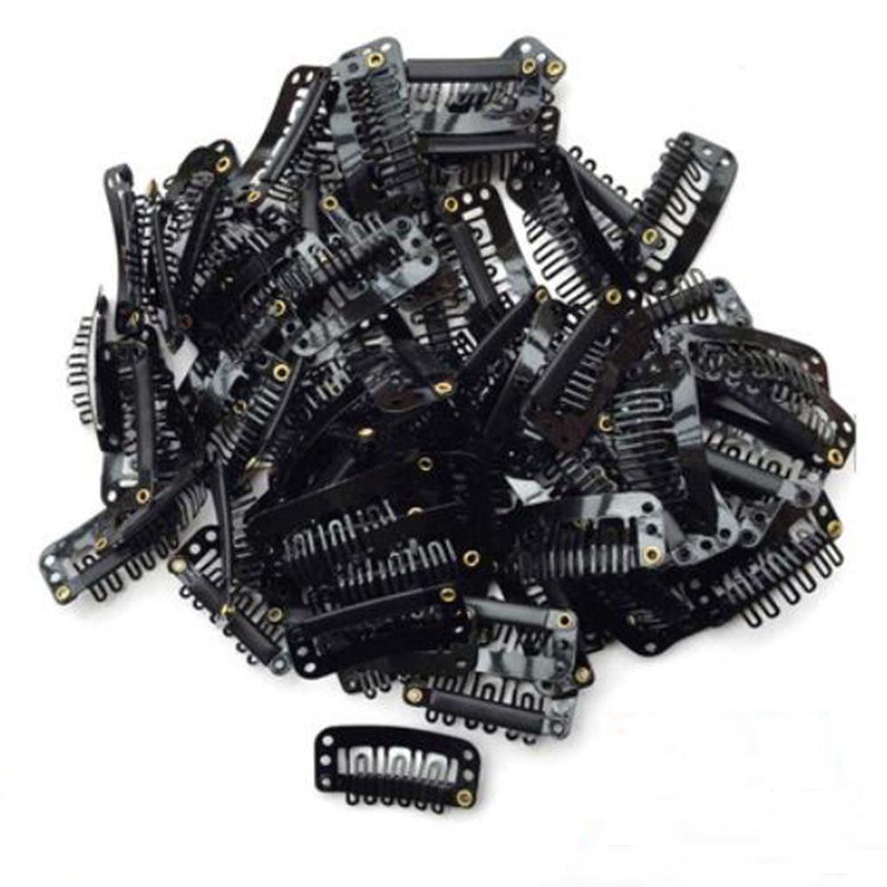 10/20/30 stuks haarverlengingsclips van metaal, bb, zwart, u-vormig, haarclips voor pruiken, haarspeldjes, salongripspelden en stylingtools