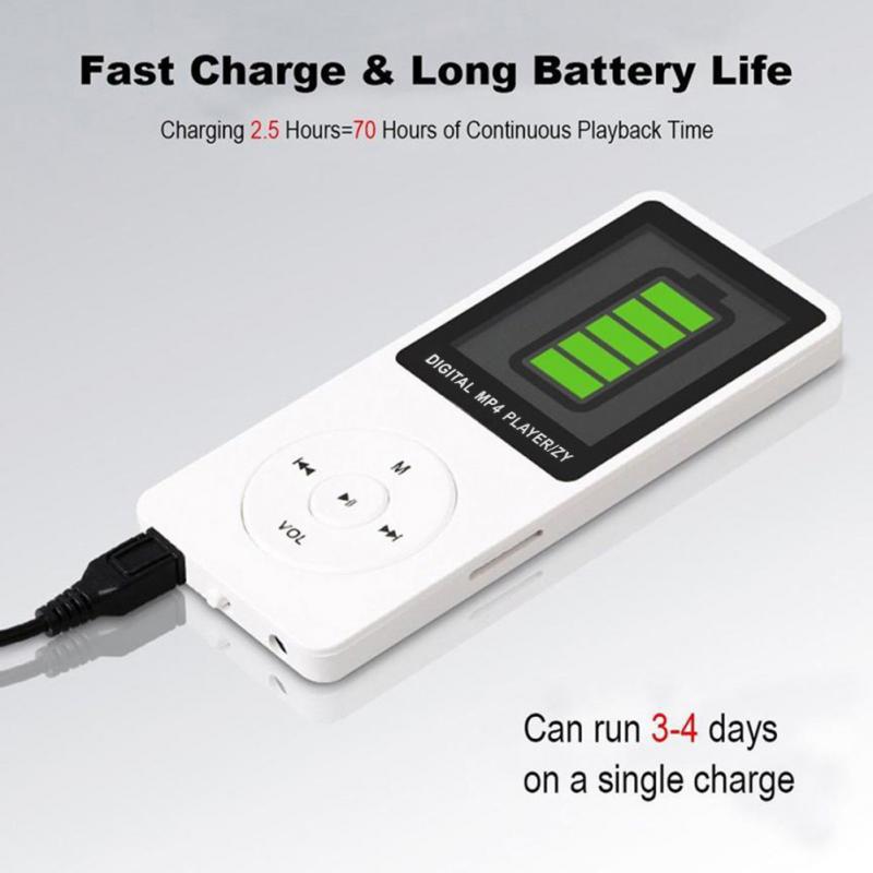 Portable MP3 Player LCD Screen FM Radio Video Games Movie Walkman with Original AMV