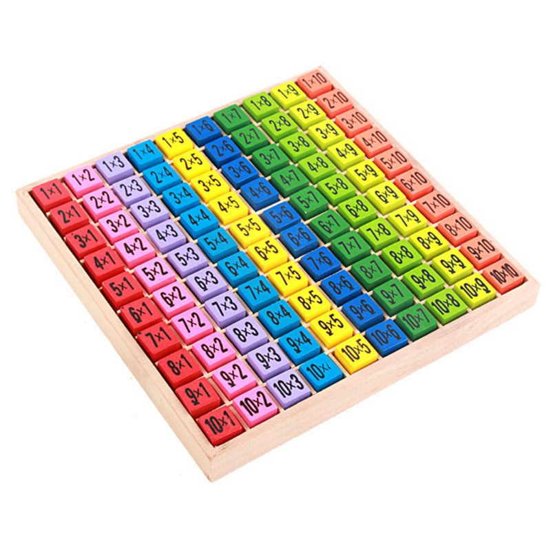 Houten Tafel Van Vermenigvuldiging Vroege Onderwijs Puzzel Kinderen Educatief Kind Speelgoed