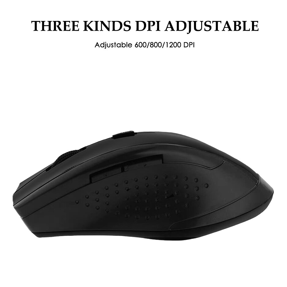 Mini souris optique sans fil, 2.4G, USB, pour ordinateur, réglable, ug I, pour Windows, Mac, Linux