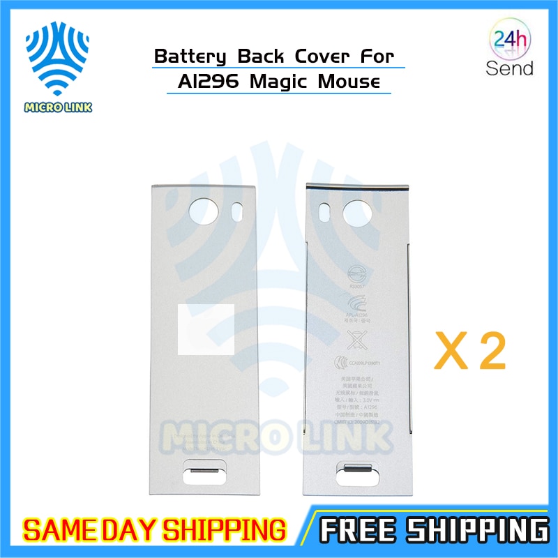 MB829LL/Een A1296 Zilver Aluminium Muis Cover Cap Batterij Back Cover Voor Apple Mac Draadloze Magic Mouse