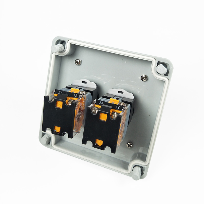 ABS Plastic IP67 Waterproof Junction Boxes Red Green Push Button switch DIY Control Box Connection Electric Enclosure Case