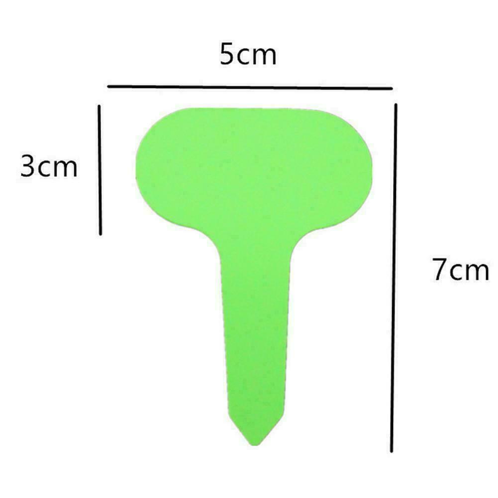 100Pcs Plant Labels 7 Colours Garden Stakes Markers Tags Waterproof Re-Usable Markers Flower Vegetables Potted Sign Stakes
