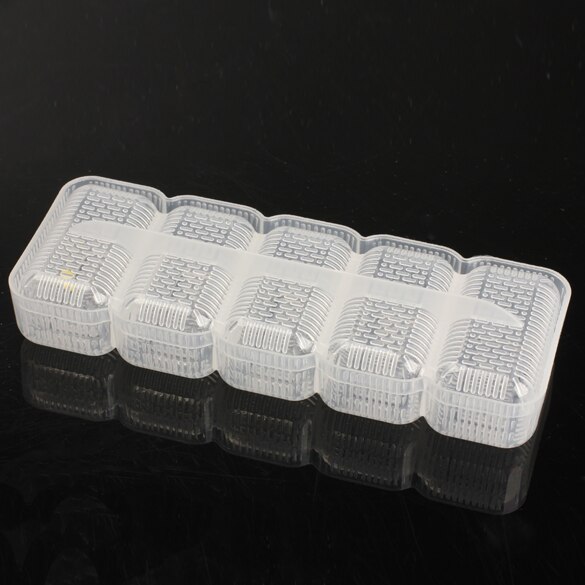 Nigiri-Juego de moldes de plástico para Sushi s, 5 rollos para Hacer bolas de arroz, molde para Sushi, prensa antiadherente, accesorios de herramientas de cocina