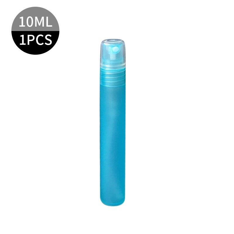 5ml lyserøde hvide blå klar plast parfume spray flaske prøve tåge sprayer forstøver parfume flaske: 6