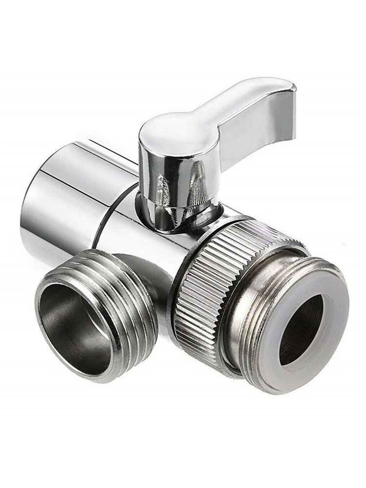 Schalter Wasserhahn Adapter 3 Weg T Stecker Dusche Kopf Umsteller Ventil Heimat Verbesserung Dusche Armaturen Wasser Separator