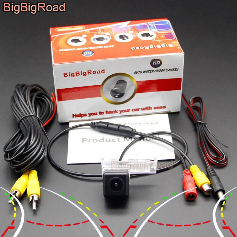 BigBigRoad para Citroën C5 C4 MG3 para Peugeot C5 , cámara HD para coche, CCD de Vista trasera de marcha atrás para automóvil Monitor: Common Intelligent