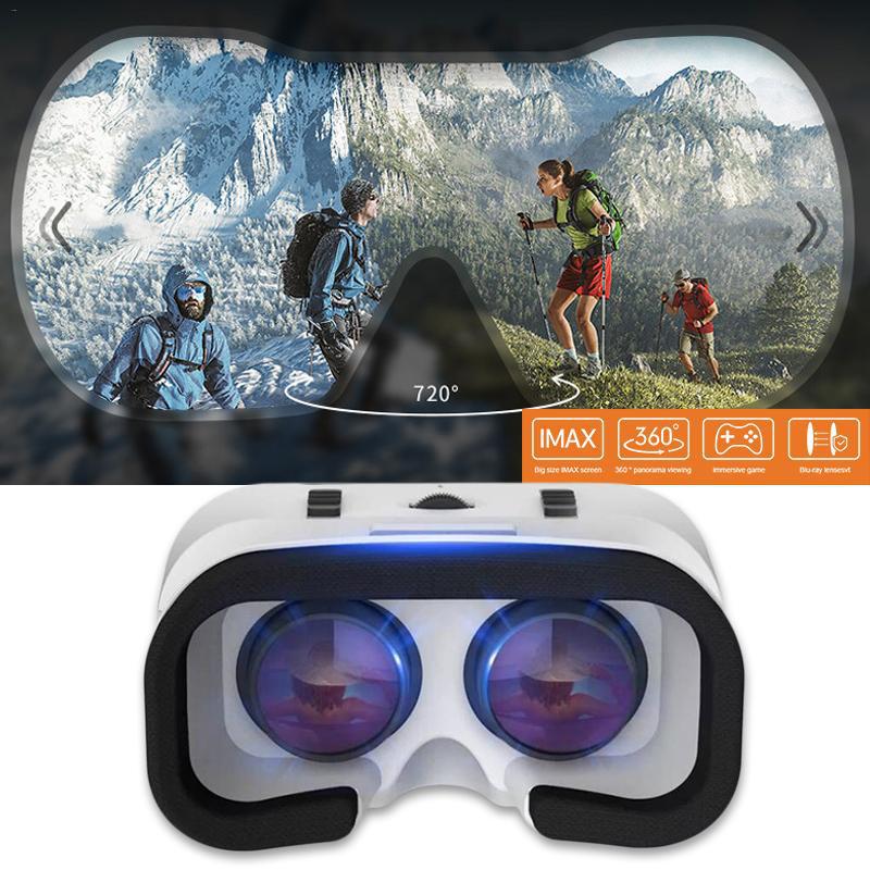 VR Glasses G05A 3D VR Glasses Headset Virtual Reality Headset for 4.7-6.0 Inches Android iOS Smartphones Video Game Binoculars