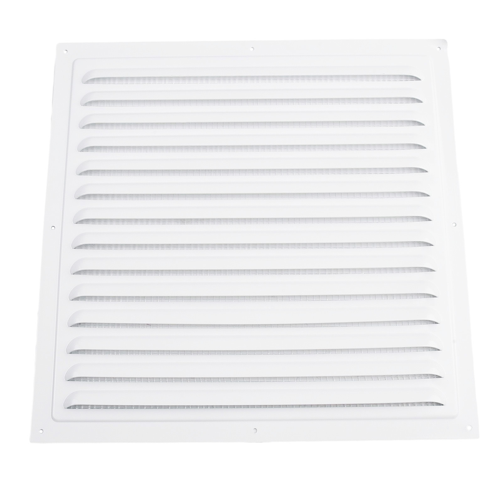 Ventilatie Rooster Ventilatie Cover Metalen Raam Vierkante Ventilatie Insectenscherm Cover Aluminium Verwarming Koelopeningen Plaat: Donker Kaki