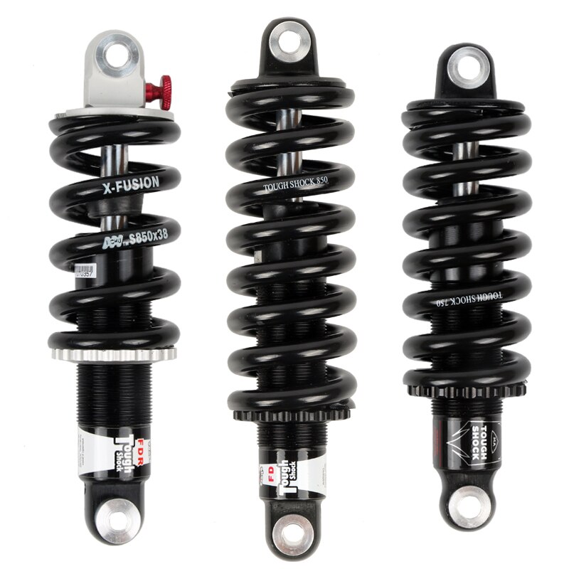 Bike Rear Shock Absorber Suspension Shocks Spring Durable Downhill Mountain Bike shock 165/190MM*550/650/750/850LBS