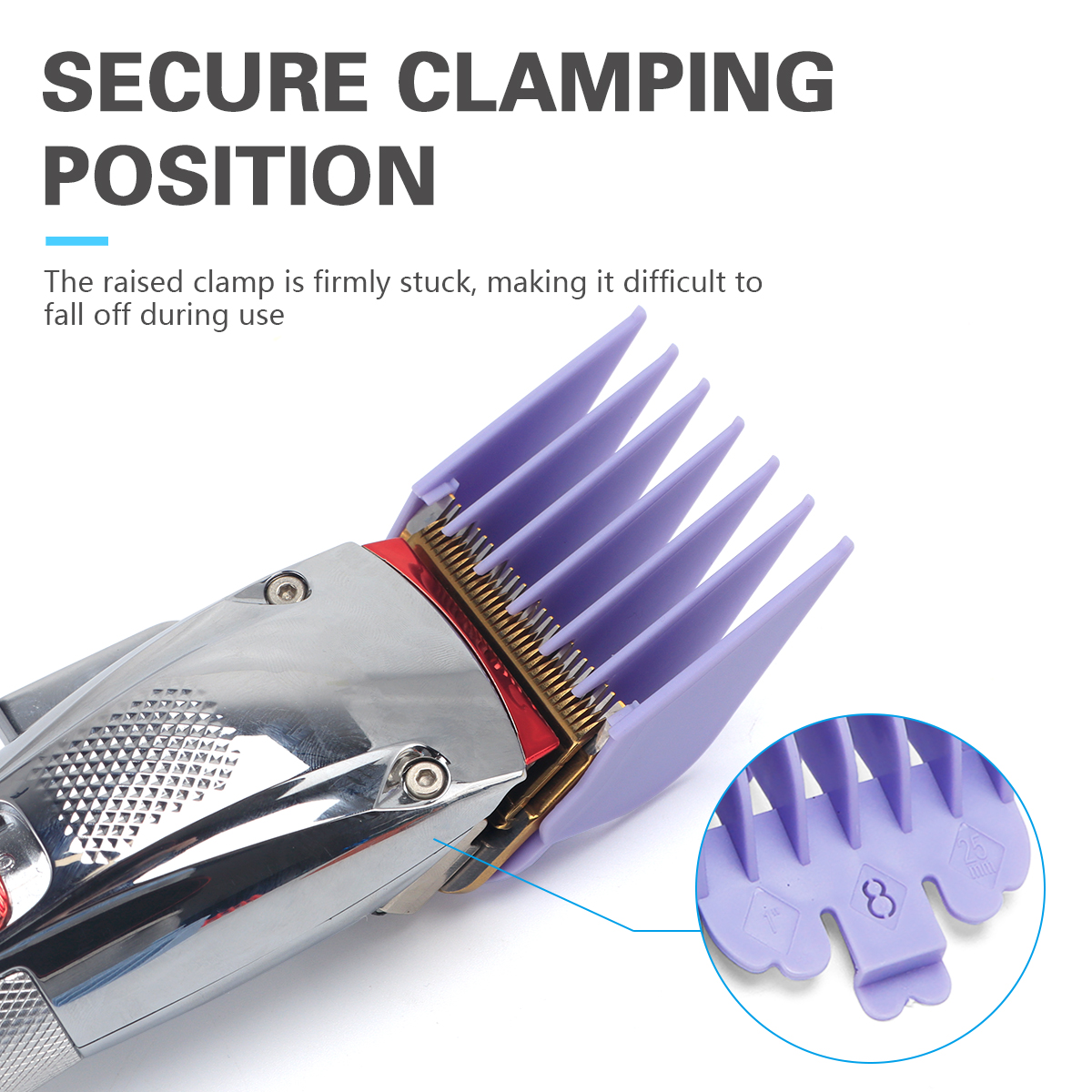 10 stuks Universele Tondeuse Guards Kapper Accessoires Professionele Trimmer Attachment Limiet Kammen Vervanging Guards Set
