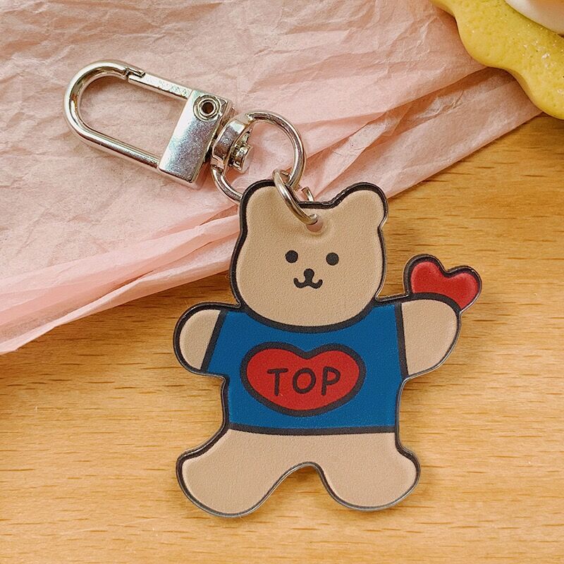 Accesorio para bolsa de oso de conejo, llavero de de Corea Kawaii para chicas, bolsa de para niños, accesorios, triangulación de envíos, Milkjoy Bentoy: 5