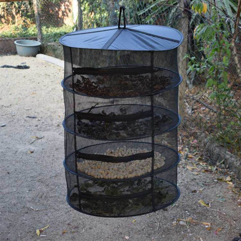 Hengende tørkenettstativ 6 etterslep pustende slitesterk nettinghylle til plantegrønnsaksurter @ls  ap09