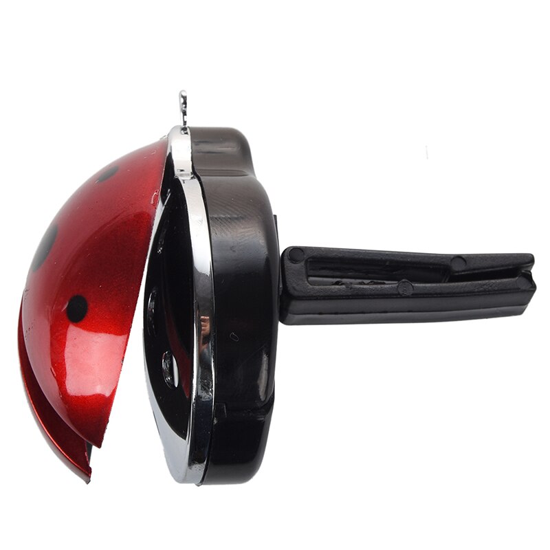 Car Air Vent Ladybug Fragrance Purifier Freshner Dark Red