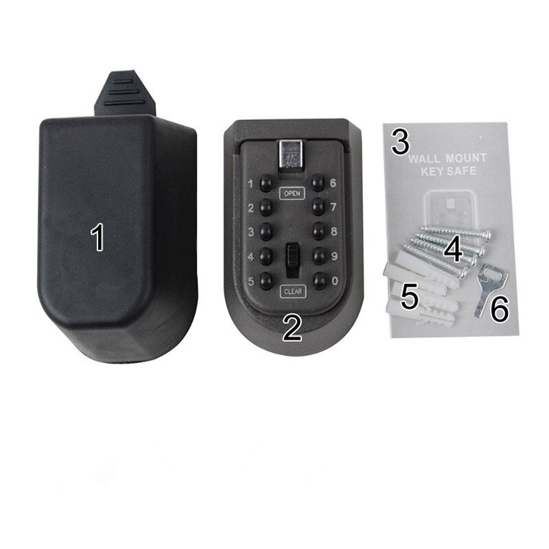 Coffre-fort avec serrure à combinaison de code | Boîte de rangement secrète, coffres-forts de sécurité à 10 numériques, pour armoire à domicile