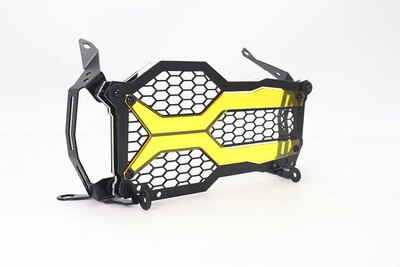 Suitable for BMW R1200GS R 1200 GS GSA R1250GS LC Motorcycle Accessories Stainless Steel Headlight Protector Mesh Grille Guard: B yellow