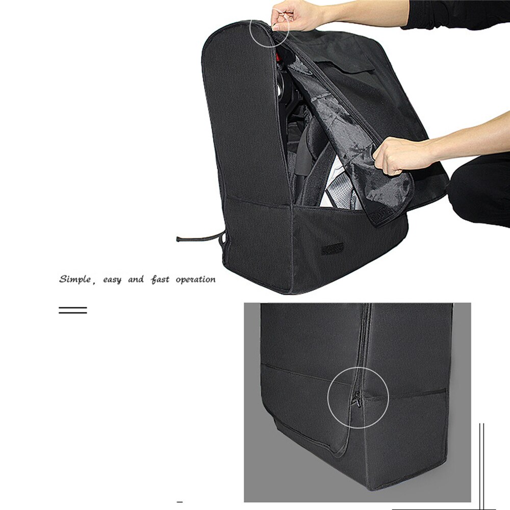 Almacenamiento de gran capacidad de bolsa para Xiaomi cochecito de bebé de viaje impermeable mochila para Babyzen Yoyo con luz cochecito Accesorios