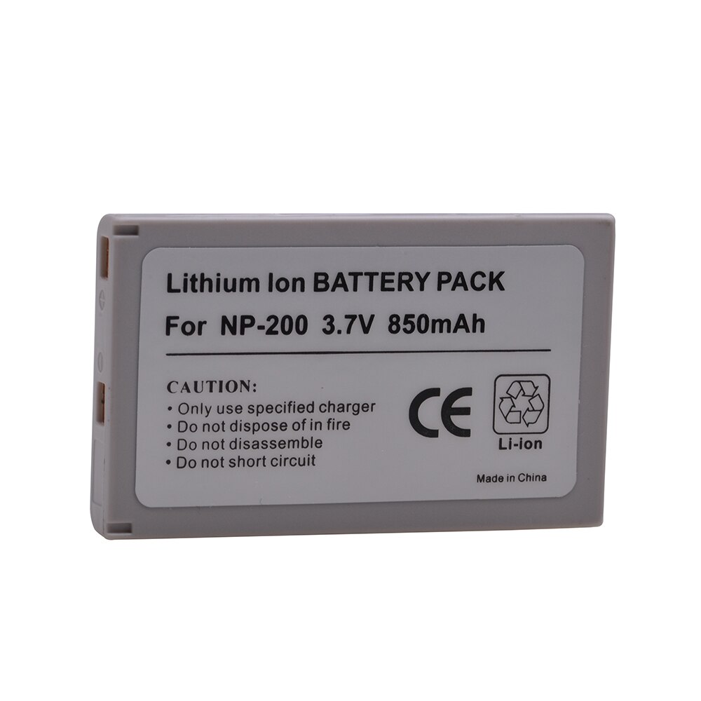 2Pcs 850mAh NP-200 NP200 Lithium ion Battery Pack for KonicaMinolta DiMAGE Xg, X, Xi, Xt, Xt Biz, X20, X21, NP 200 Battery