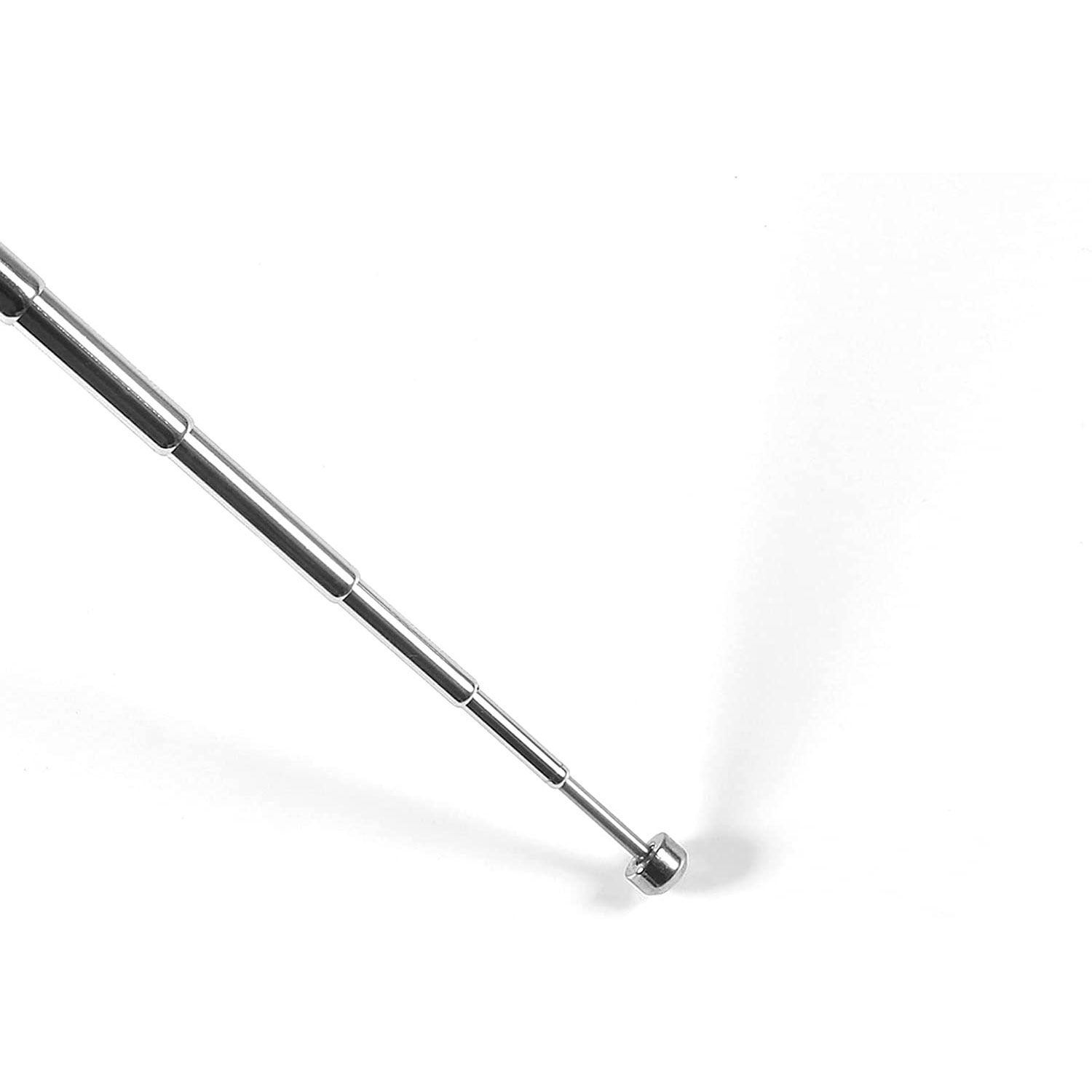 Antena de Radio FM telescópica para interior, Conector de enchufe macho tipo F de 75 ohmios con adaptador para TV, receptor estéreo de Radio AM