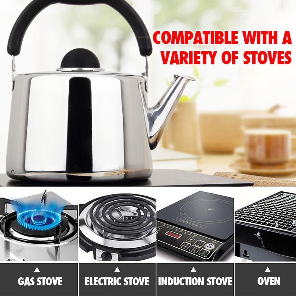 Stainless Steel Kettle Kettle Gas Cooker Teapot Automatic Sound Kettle Whistle Camping Tea Kettle Enamel Pot Induction Cooker