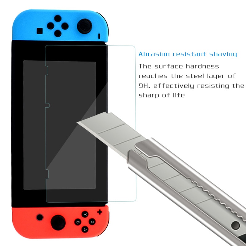 Neue 2 stücke HD Bildschirm Filter Film Schutzhülle Für Nintendo Schalter Mit Premium Gehärtetem Glas Screen Protector