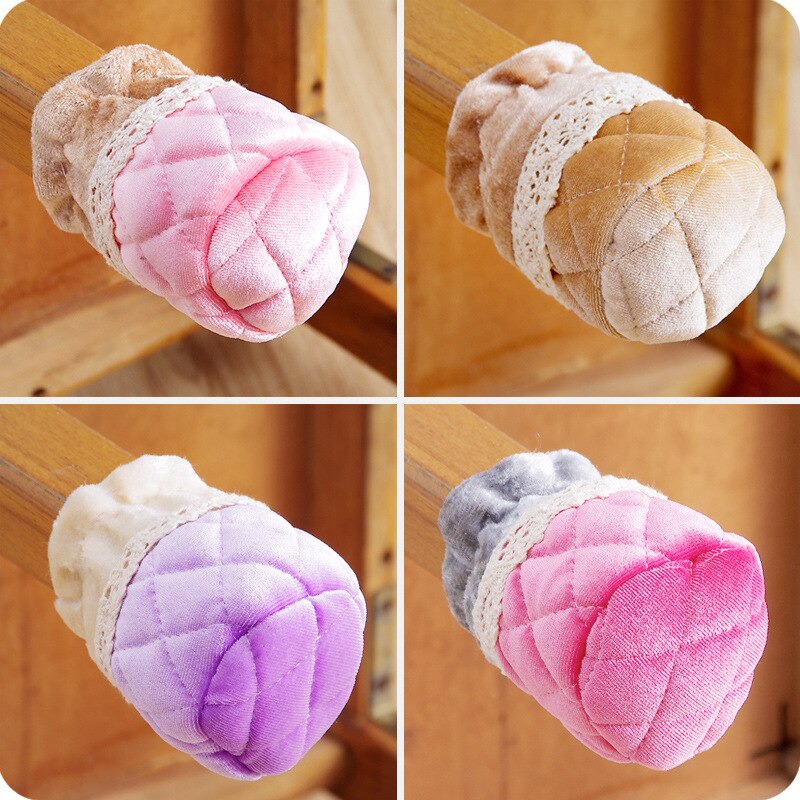 16 Pcs Leuke Doek Lace Edge Tafel Voeten Cover Slijtvaste Antislip Stoel Voeten Sokken Cover Meubels benen Protector Home Decor