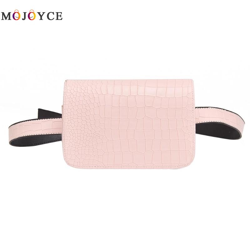 7.09 X 4.72 X 1.97 inches Women PU Leather Waist Packs Flap Belt Bag Vintage Fanny Pack Handbag Waist pack,crossbody bag: Pink