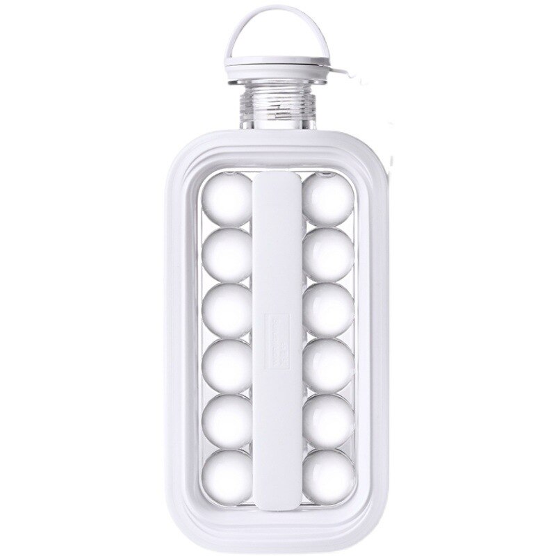 Ice Ball Maker 2 In 1 Draagbare Ice Fles Cubic Container Ice Cube Ronde Tray Mold Diy Iattice Ketel bar Keuken Tool