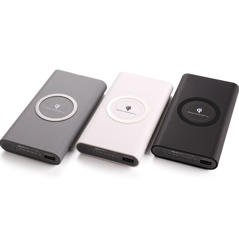 10000mAh Qi Wireless Caricatore della Banca di Potere Per il iPhone X 8 Più di 5V 2A Powerbank Batteria Esterna per Samsung nota 8 S9 S8 Poverbank