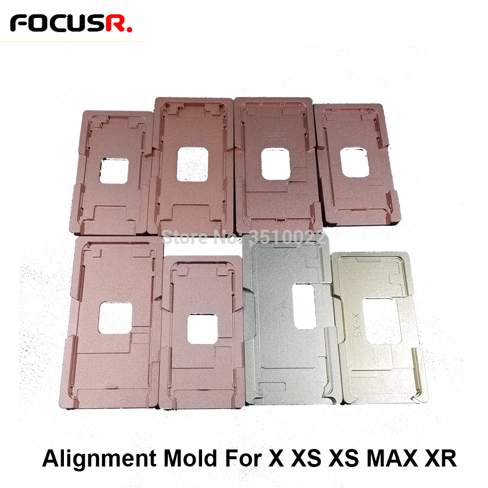 LCD Screen Outer Glass OCA Film Alignment Mold For iPhone X XS XSMAX Touch Screen Refurbishing Mold Repair Tools