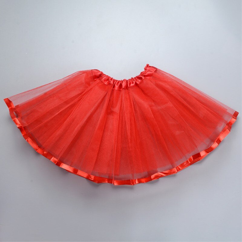 Jaar schattige meisjes tutu rokken babymeisjes pluizige pettiskirts rok prinsessenmeisje baljurk rok danskleding feest blauw: Rood