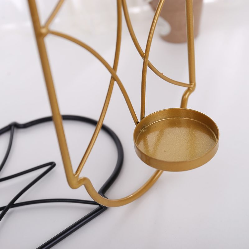 Scandinavische stijl metalen ijzeren kandelaar wandlamp kaarsenhouder woondecoratie