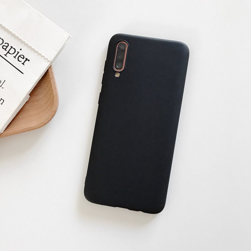 Voor Samsung Galaxy A5 Case Op Cover Samsung A5 Fundas Bumper Silicone Soft Tpu Phone Case Voor Samsung a520 A520F Gevallen: black