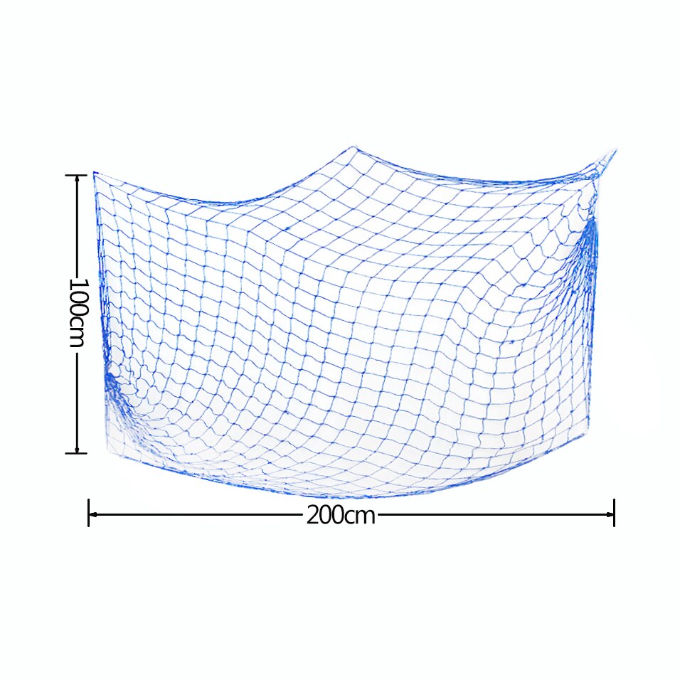 100*200cm Big Blue Fishing Net Kids Favor Nautical Ocean Theme Birthday Party Supplies DIY Summer Home Room Hanging Wall Decor