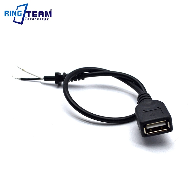 Cable de extensión USB hembra 30 CM Cable de alimentación AWM 1185 22AWG VW-1SC 80 300 V 18AWG CSA apto para Digital cámaras MP3 MP4 móvil Pone