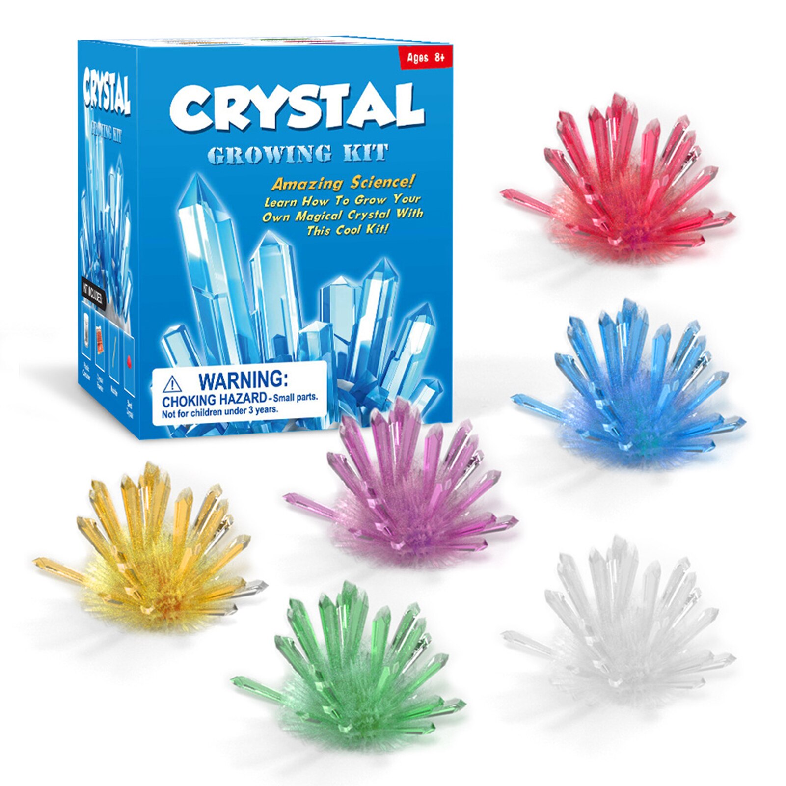 Crystal Growing Kit STEAM Chemical Science Experiment Educational Craft DIY Projects Kits Lab Experiment
