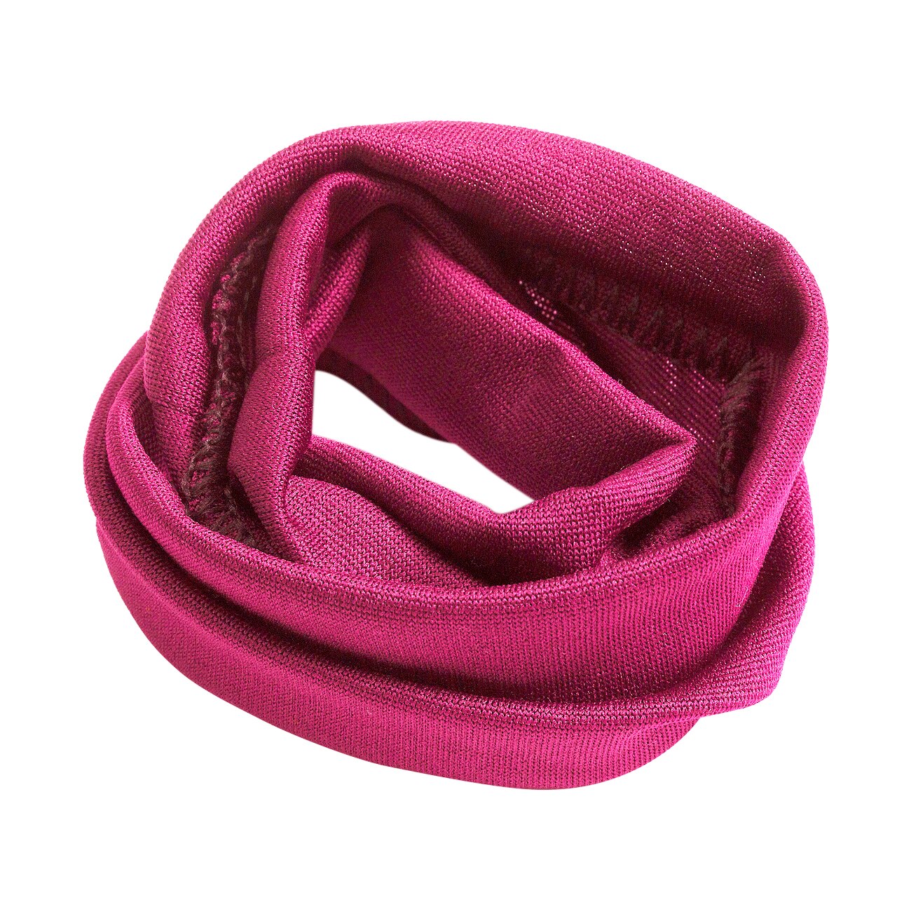 Vrouwen Lady Wide Sport Yoga Hoofdband Solid Stretch Haarband Elastische Haarband Tulband: Rose Red