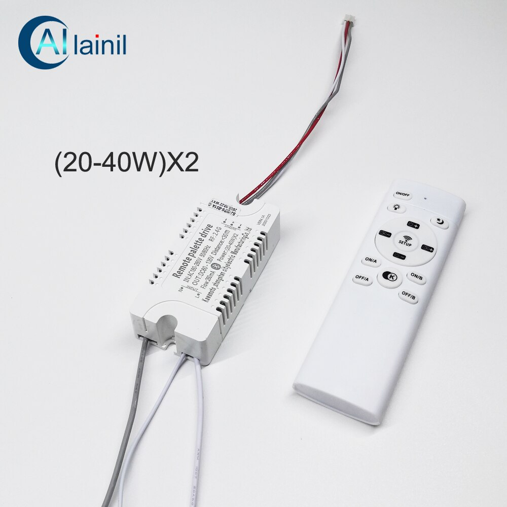 APP control LED transformer remote palette drive (20-40W)X2 (40-60W)X2 dimmable LED driver be used in chandeliers etc.