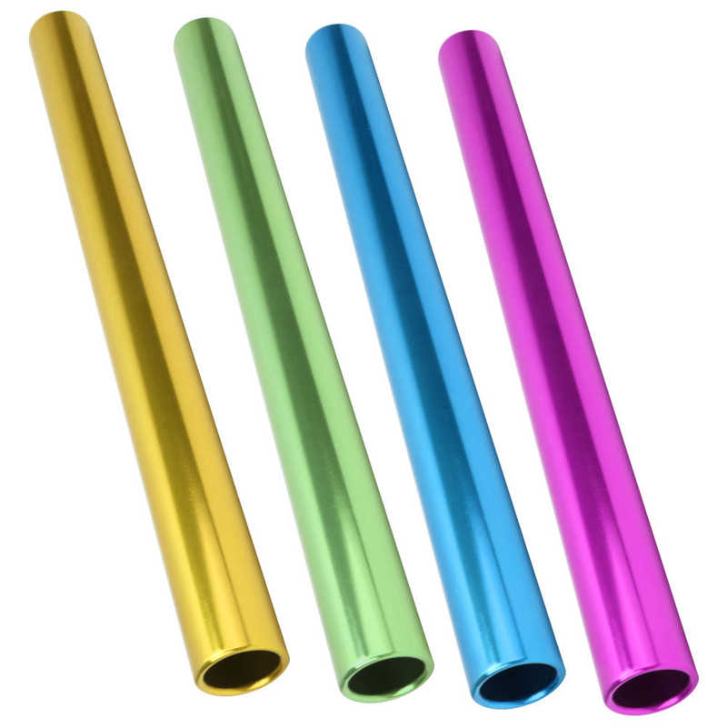 Track and Field Relay Batons Harmless Aluminum Relay for Match Running