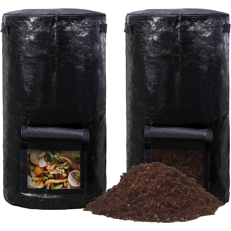 Compostbak voor buiten, herbruikbare vuilniszak, compostzak voor zelfgemaakte voedingsbodem