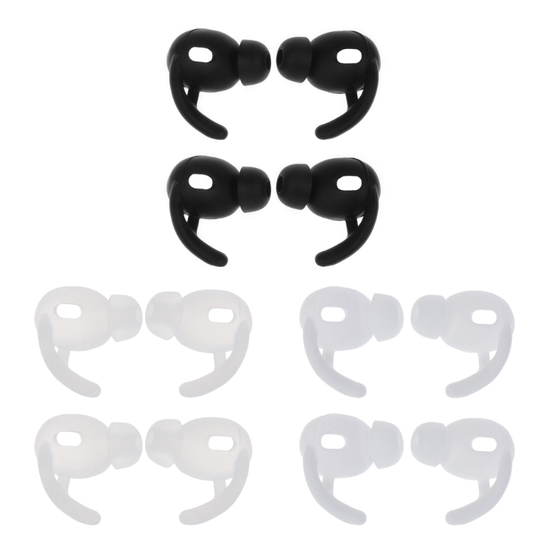 2Pairs Soft Silicone Ear Pads Eartips For Airpods 3 Silicone Ear Hook In-Ear Earbuds Earphone Accessories Ear Tips K1KF