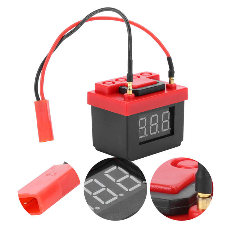 Simulation Battery Low Voltage Alarm Accessory Part Fit for SCX10/TRX4 1/8 1/10 RC Car Model