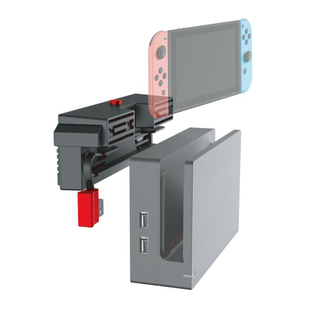 Console External Cooler with 2 Fans USB Power Super Turbo Temperature Cooler Fan for Nintendo Switch Game Heatsink Radiator